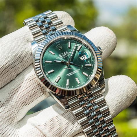 green dial rolex price|Rolex datejust 41 for sale.